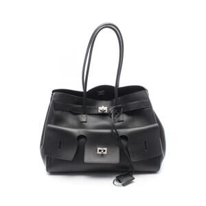 Balenciaga Bel Air Tote Bag Leather Black